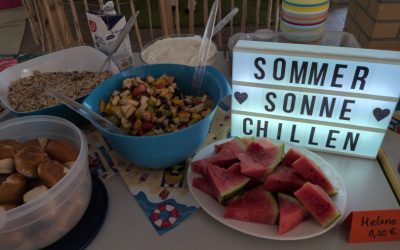 Letztes Frühstück der 4. Klasseltern in diesem Jahr